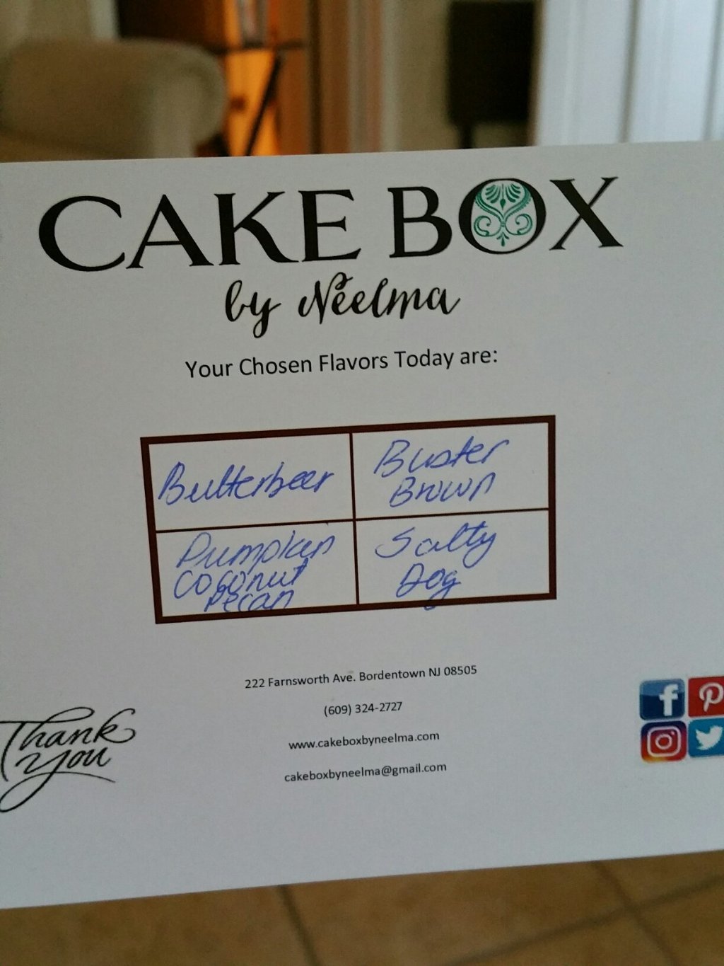 Cake Box by Neelma